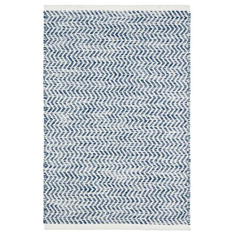 Dash & Albert Coastal Blue Indoor/Outdoor Rug Lavender Fields