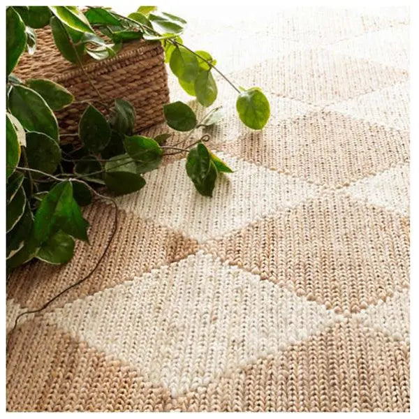 Dash & Albert Harwich Natural Woven Jute Rug Lavender Fields