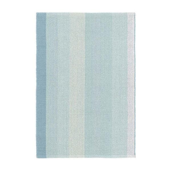 Dash & Albert Shore Stripe Woven Cotton Rug Lavender Fields