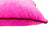 Charliss Velvet Pillow - Neon Pink + Wine