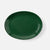 Blue Pheasant Marcus Oval Serving Platter, Dark Green Salt Glaze