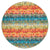 Alfombra de lana con microganchos multicolor Paint Chip de Dash &amp; Albert