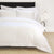 Pom Pom at Home Bettbezug-Set aus Baumwollsatin mit Hohlsaum, Weiß