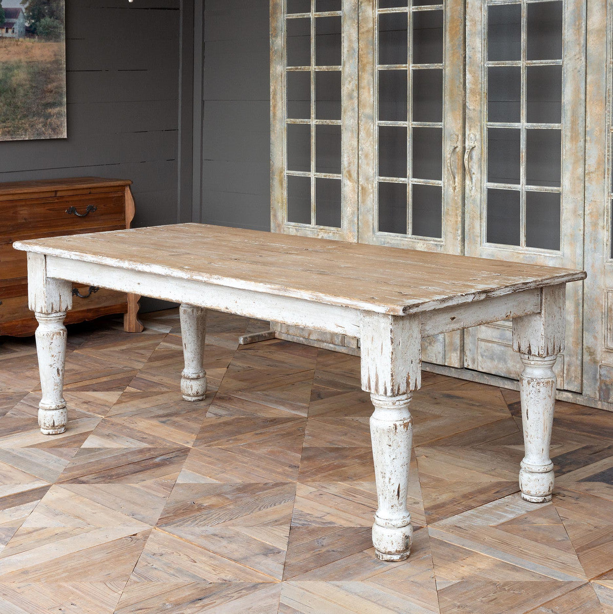 White French Provincial Dining Room Set