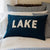 Indigo Linen Lake Pillow