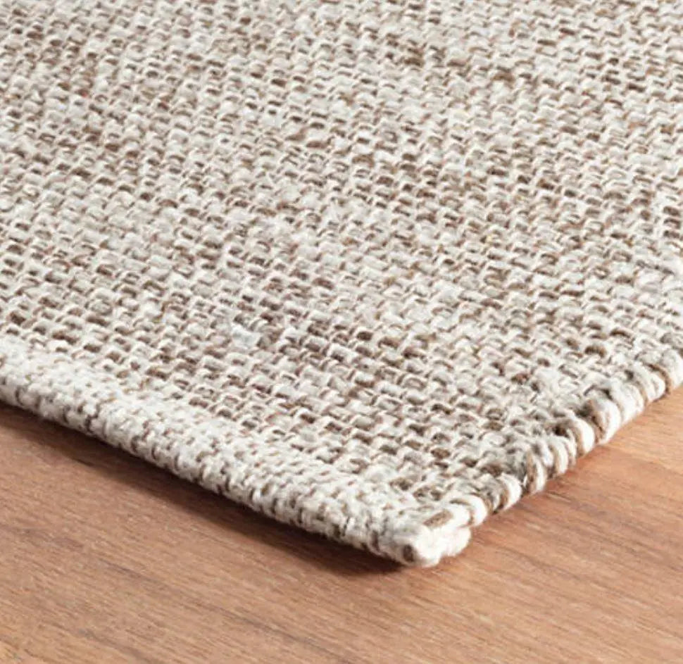 Dash & Albert Marled Brown Woven Cotton Rug Lavender Fields