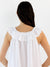 Jacaranda Living Mia White Cotton Nightgown