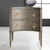 Modern History Concave Bedside Chest-Grey Sycamore