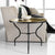 Modern History Wrought Iron End Table