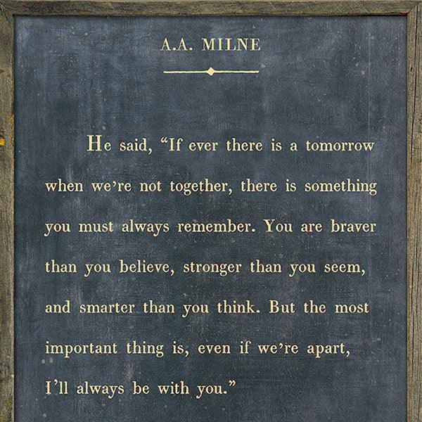 Sugarboo Designs A.A. Milne Book Collection Sign