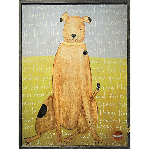 Sugarboo Designs Brown Boy Dog Art Print