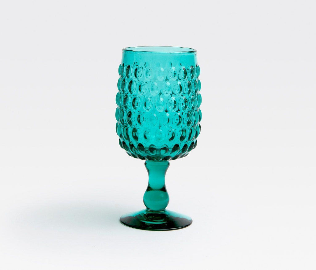 Blue Pheasant Claire Teal Glassware - Lavender Fields