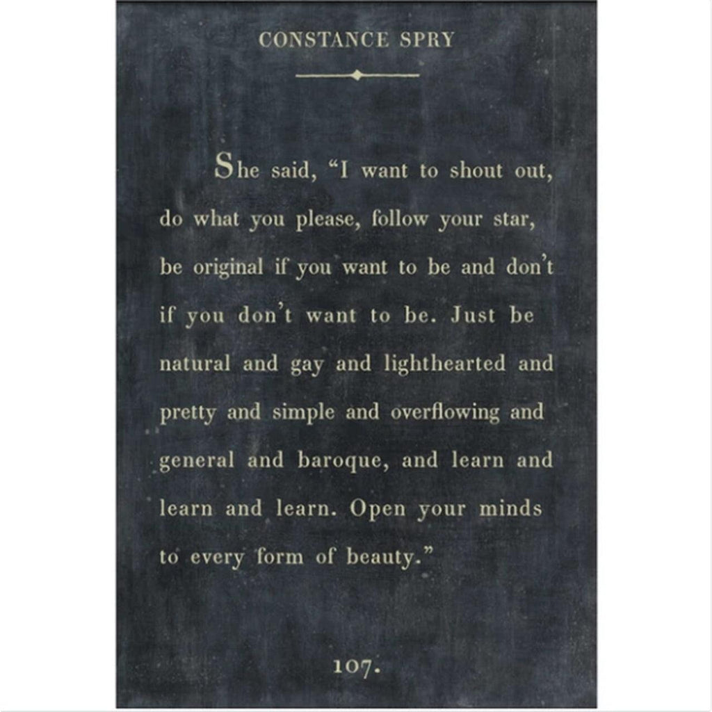 Sugarboo Designs Constance Spry Book Collection Sign (Gallery Wrap)