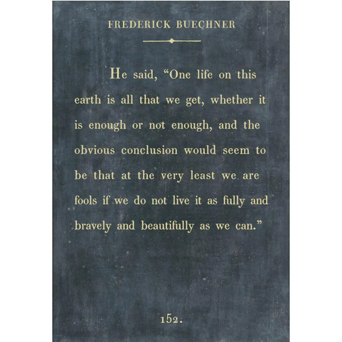 Sugarboo Designs Frederick Buechner Book Collection Sign (Gallery Wrap ...