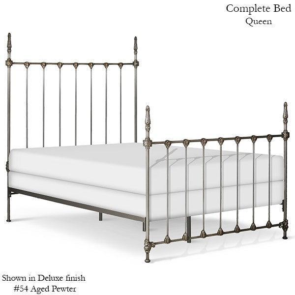Corsican Standard Bed with Flower Details - 43732 - Lavender Fields