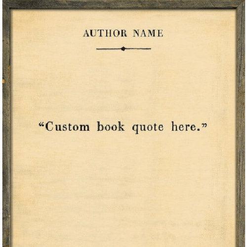 Sugarboo Designs Custom Book Collection Quote