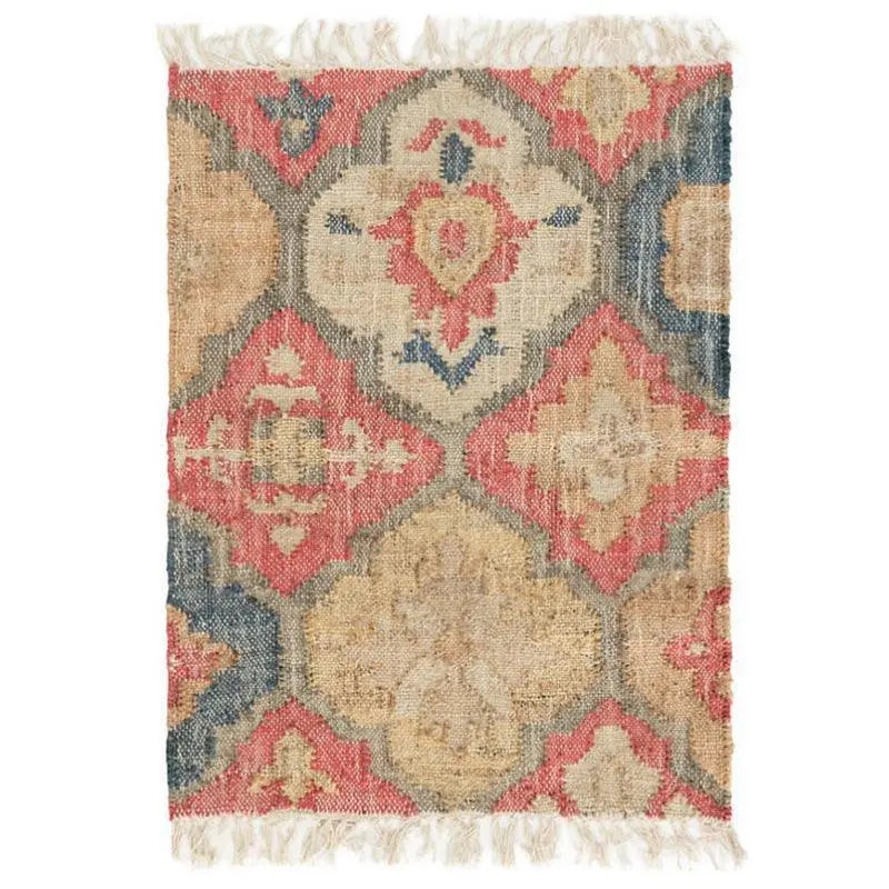 Dash & Albert Pali Multi Woven Jute Rug Lavender Fields