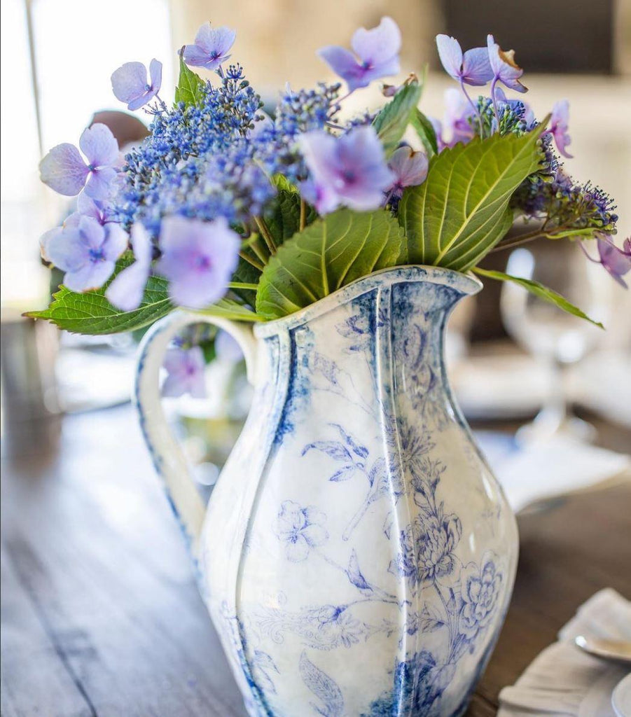 Giulietta Blue Pitcher - Lavender & Company