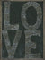 Sugarboo Designs L-O-V-E Art Print (Grey Wood Frame) 36" x 25"