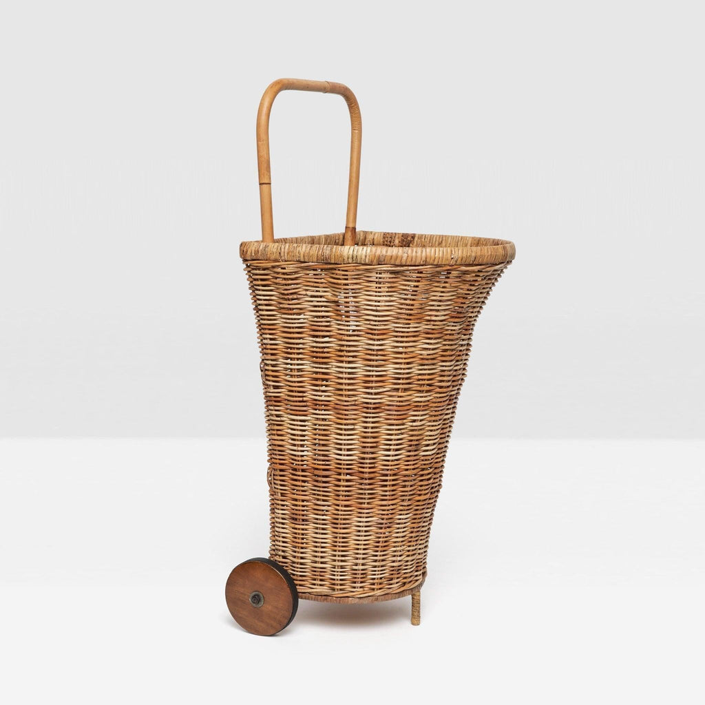 Pigeon & Poodle Chambery Rattan Cart - Lavender Fields