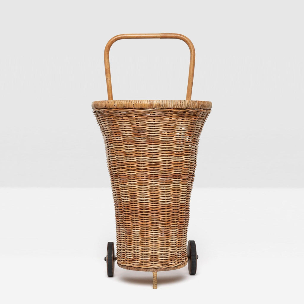 Pigeon & Poodle Chambery Rattan Cart - Lavender Fields