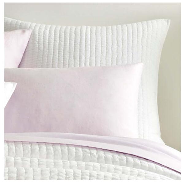 Pine Cone Hill Lana Voile White Quilted Sham