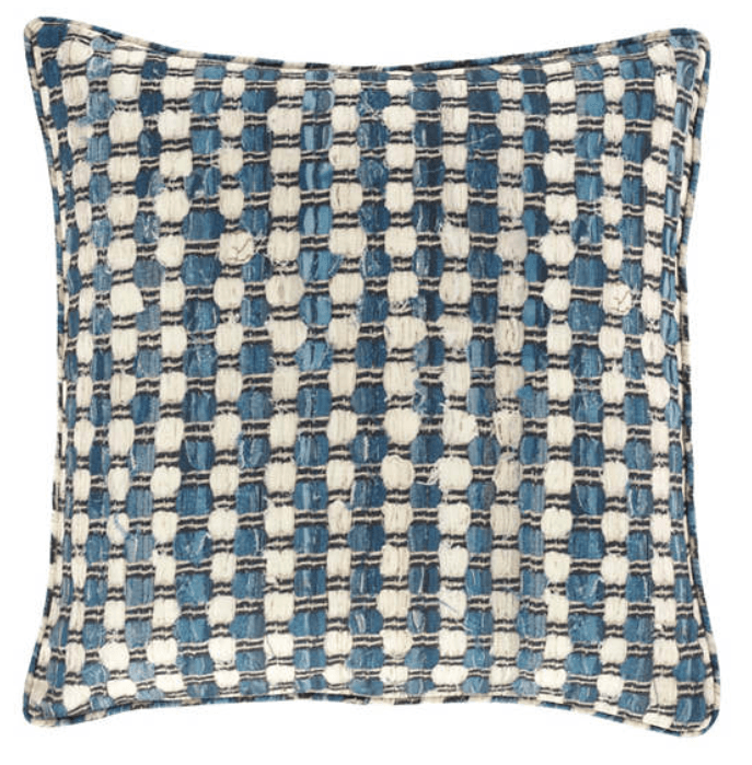 Pine Cone Hill Lennon Embroidered Indoor/Outdoor Decorative Pillow - Lavender & Company