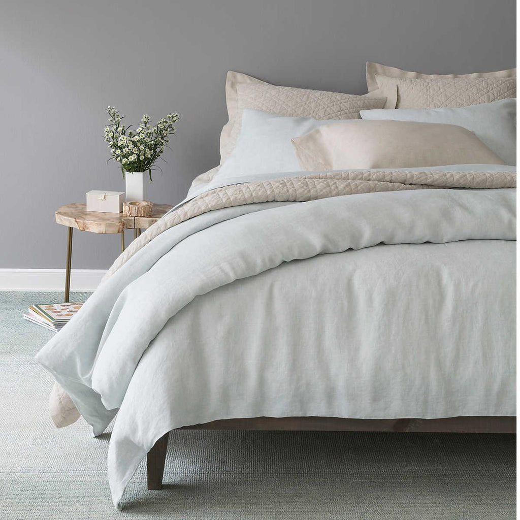 Pine Cone Hill Lush Linen Sky Pillowcases - Lavender & Company