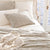 Pine Cone Hill Seychelles Dove White Quilted Sham.