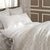 Pine Cone Hill Seychelles Dove White Quilted Sham.