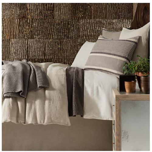 Pine Cone Hill Stone Washed Linen Natural Sham.