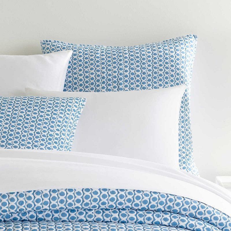 Pine Cone Hill Tyler French Blue Quilted Sham - Lavender & Company