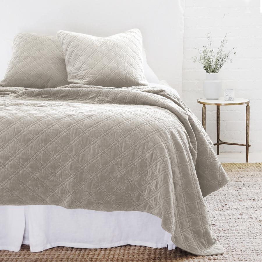 Pom Pom at Home Brussels Taupe Coverlet