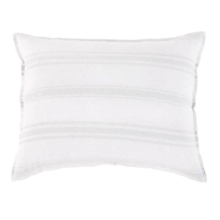 Pom Pom at Home Jackson Big Pillow with Insert White/Ocean