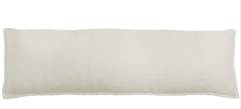 Pom Pom at Home Montauk Body Pillow with Insert White