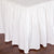 Pom Pom at Home White Gathered Linen Bedskirt.