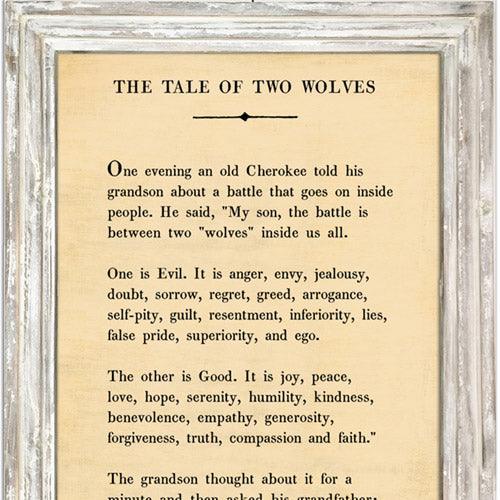 Sugarboo Designs The Tale of Two Wolves - Book Collection (White Wash)
